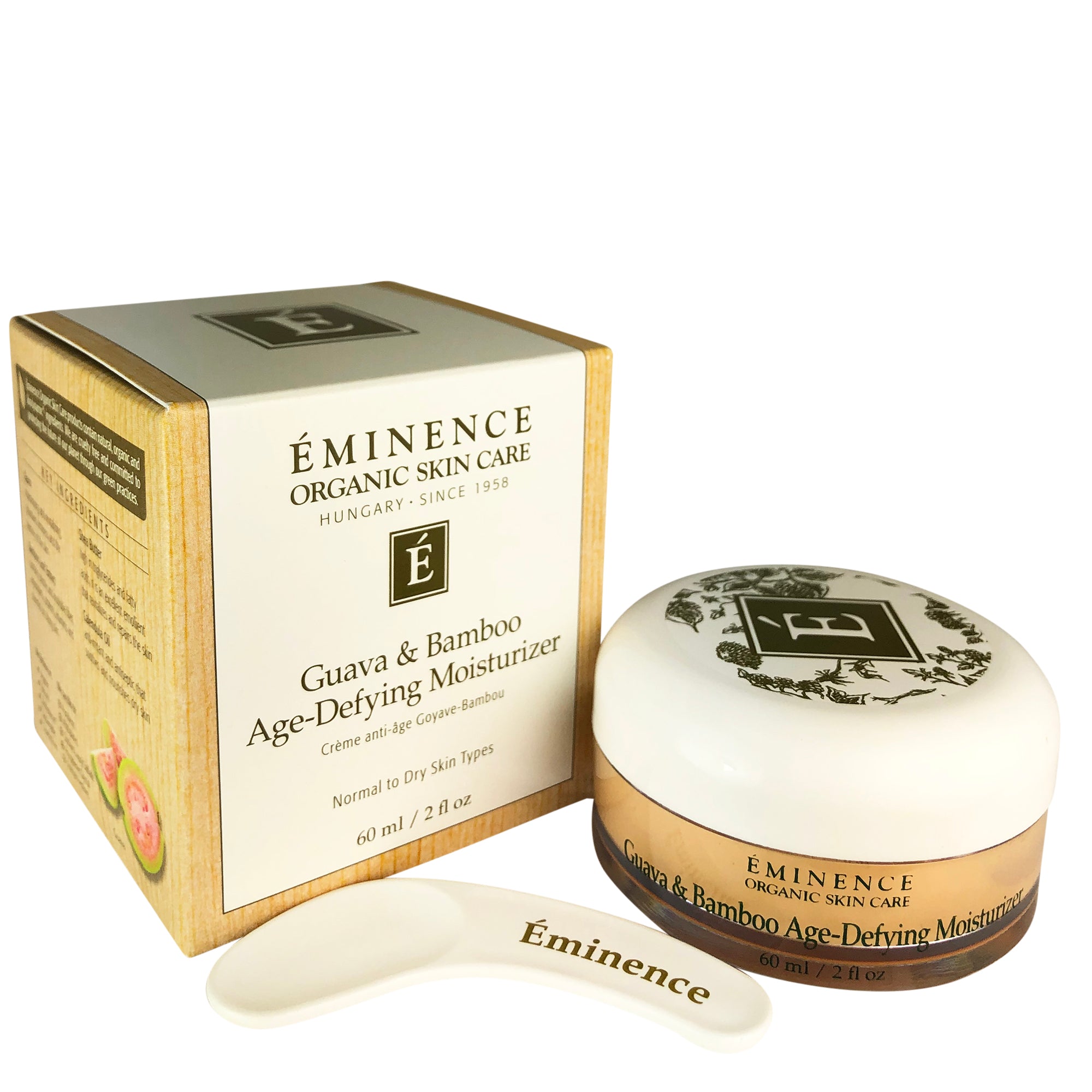 Eminence Guava & Bamboo Age Defying Face Moisturizer 2 oz For Normal To Dry Skin Types